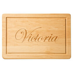 Maple 18 inch Rectangle Personalized Cutting Board